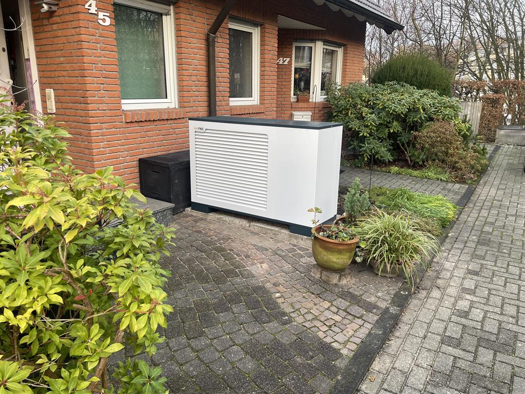 Neue Wärmepumpe in Betrieb genommen
